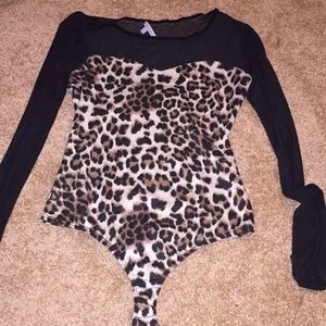 Leopard bodysuit